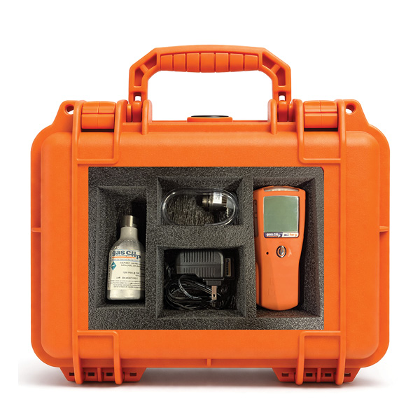 Portable Bump Test Kit shown with an MGC Pump
